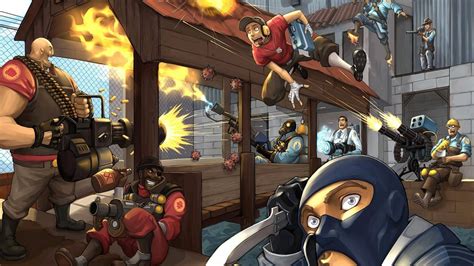  Team Fortress 2: オンラインで楽しむ、個性豊かなキャラクターたちが繰り広げる壮絶なチームバトル！